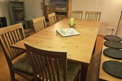 Großer Essbereich im Wohnzimmer
