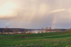 Fleesensee-mit-Regenbogen